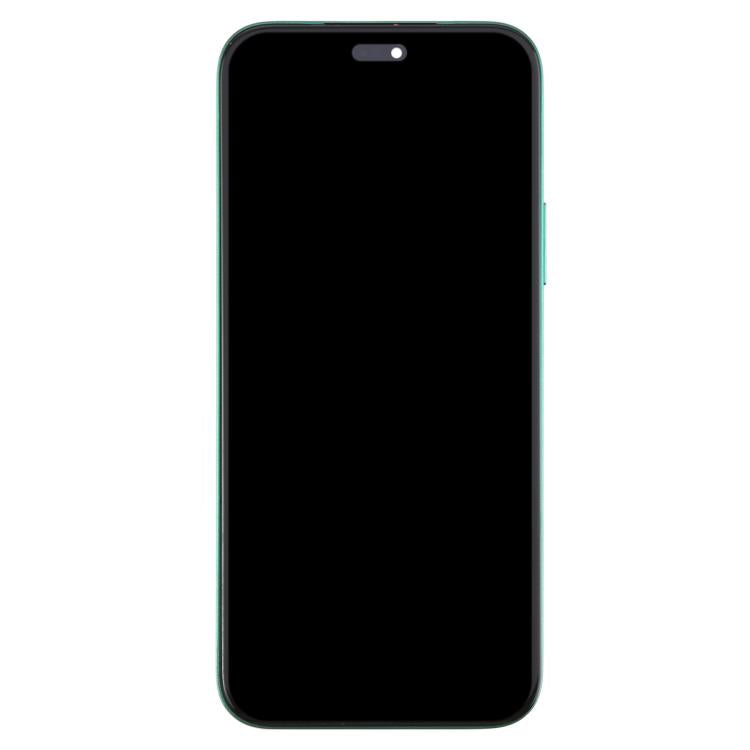 For Honor X8b Original LCD Screen Digitizer Full Assembly with Frame (Green)