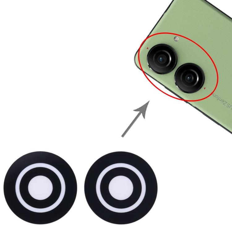 For Asus Zenfone 10 AI2302 Back Camera Lens - Camera by PMC TechLife | Online Shopping South Africa | PMC TechLife