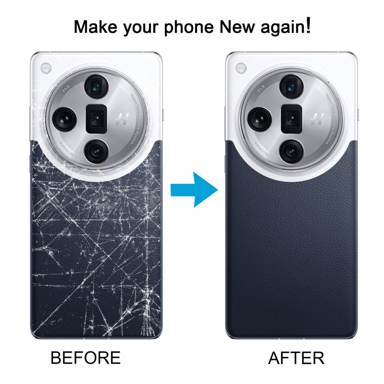 For OPPO Find X7 Ultra Original Battery Back Cover with Camera Lens Cover(Brown)