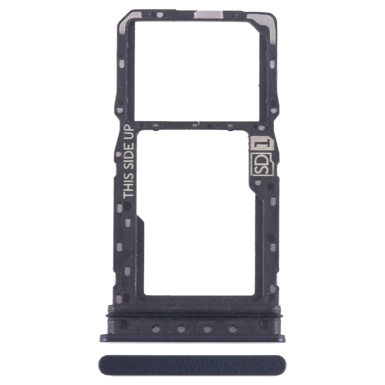For Motorola Moto G 5G 2023 Original SIM Card Tray + Micro SD Card Tray (Black)
