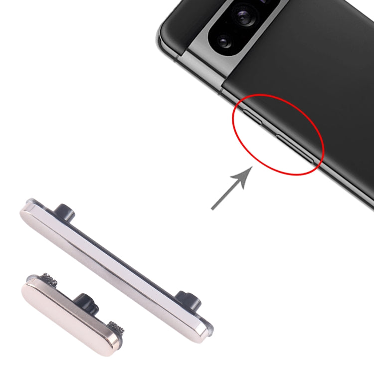 For Google Pixel 8 Pro Original Power Button and Volume Control Button (Gold) - Others by PMC TechLife | Online Shopping South Africa | PMC TechLife | Buy Now Pay Later Mobicred