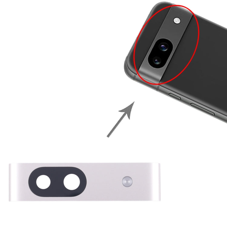 For Google Pixel 8a Original Camera Lens Cover (Silver) - Camera by PMC TechLife | Online Shopping South Africa | PMC TechLife | Buy Now Pay Later Mobicred