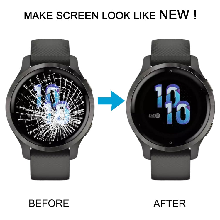 For Garmin Venu 2s Original LCD Screen with Digitizer Full Assembly (Silver)