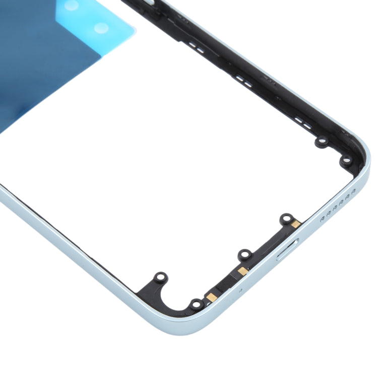 For Xiaomi Redmi 13 5G Original Middle Frame Bezel Plate (Blue)