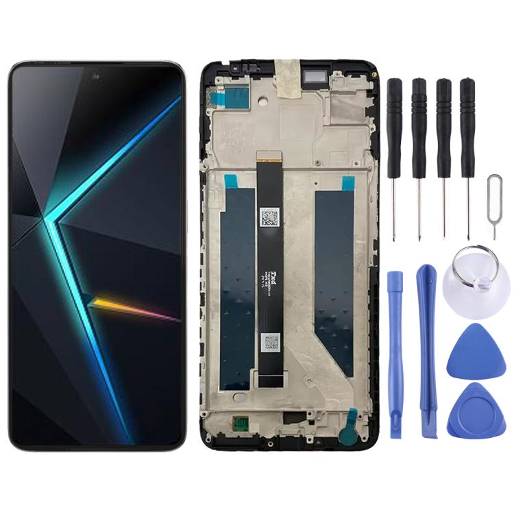 For ZTE nubia Neo 2 5G Z2352N LCD Screen Digitizer Full Assembly with Frame (Black) - For ZTE by PMC Jewellery | Online Shopping South Africa | PMC Jewellery | Buy Now Pay Later Mobicred