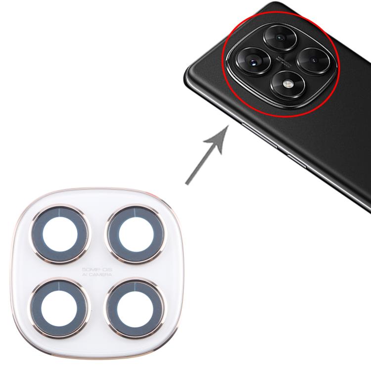 For Xiaomi Redmi Note 14 Pro 4G Original Rear Camera Lens Cover (White)