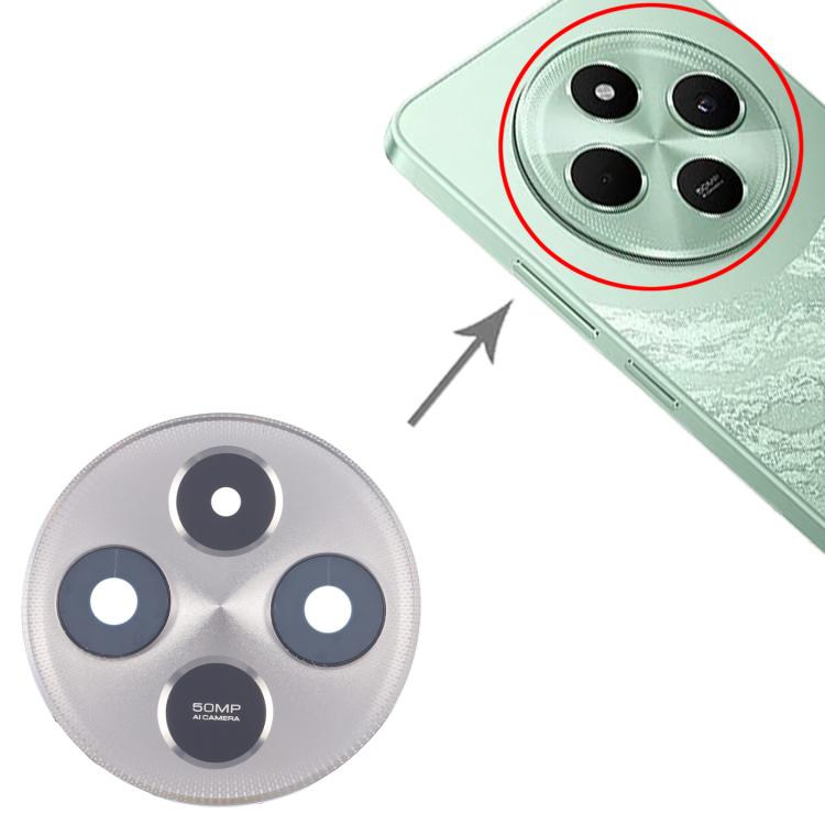 For Xiaomi Poco C75 5G Original Rear Camera Lens Cover (Silver) - Camera by PMc TechLife | Online Shopping South Africa | PMc TechLife | Buy Now Pay Later Mobicred