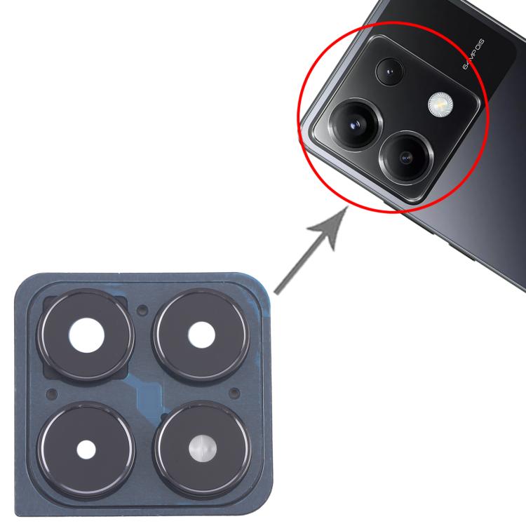 For Xiaomi Poco X6 Original Rear Camera Frame - Camera by PMc TechLife | Online Shopping South Africa | PMc TechLife | Buy Now Pay Later Mobicred