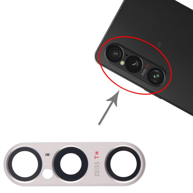 For Sony Xperia 1 VI Original Rear Camera Lens Cover (Silver) - Camera by PMc TechLife | Online Shopping South Africa | PMc TechLife | Buy Now Pay Later Mobicred