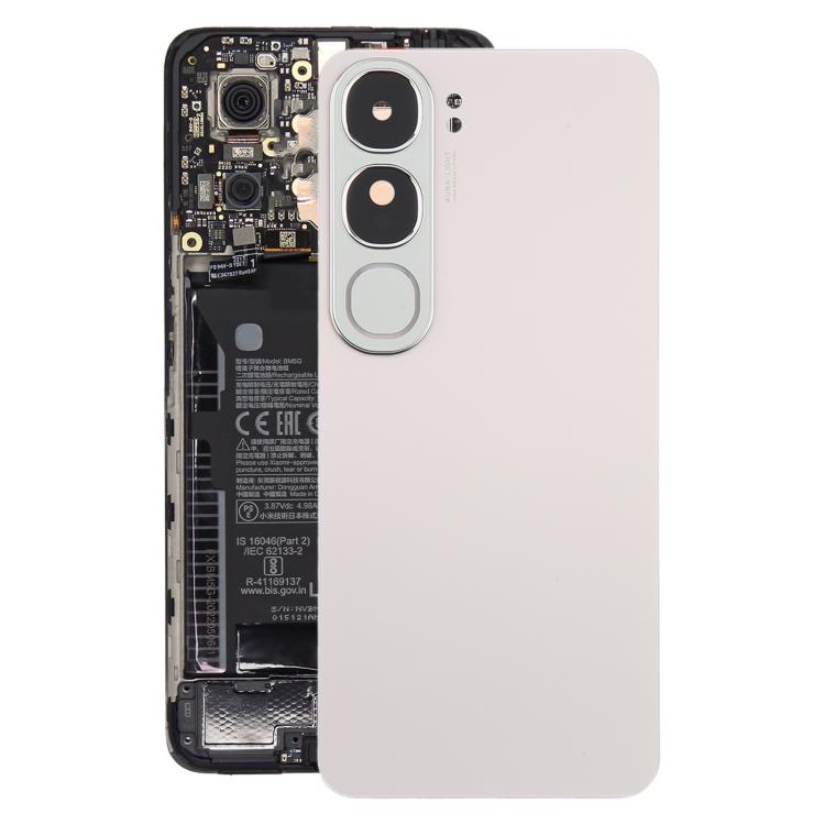 For vivo V40 Lite 5G IDN Version Original Battery Back Cover with Camera Lens Cover(Silver)