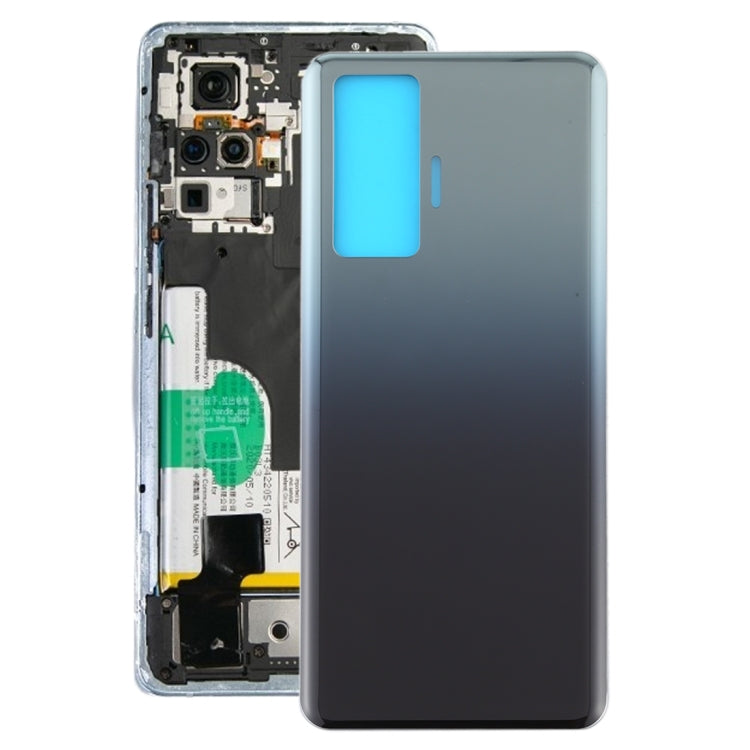 For Vivo X50 5G / V2001A Battery Back Cover (Black)