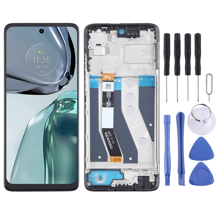 For Motorola Moto G62 5G OEM LCD Screen Digitizer Full Assembly With Frame