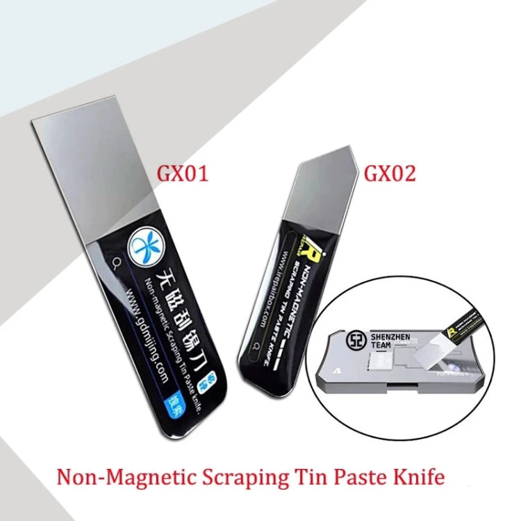 Mijing 2 in 1 Non Magnetic Svraping Tin Knife - free shipping - PMC Jewellery - Order now!