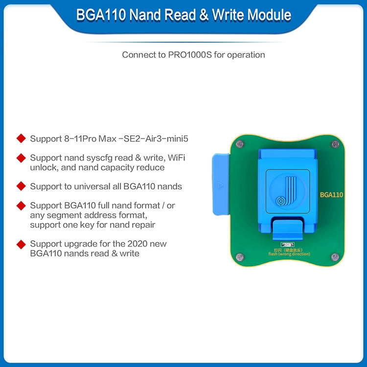 JC BGA110 Nand Module For iPhone 8 ~ 11 Pro Max