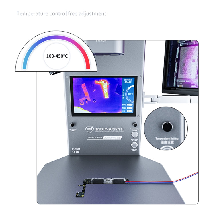 TBK R2201 Intelligent Thermal Infrared Imager Analyzer with Microscope, EU Plug - free shipping - PMC Jewellery - Order now!