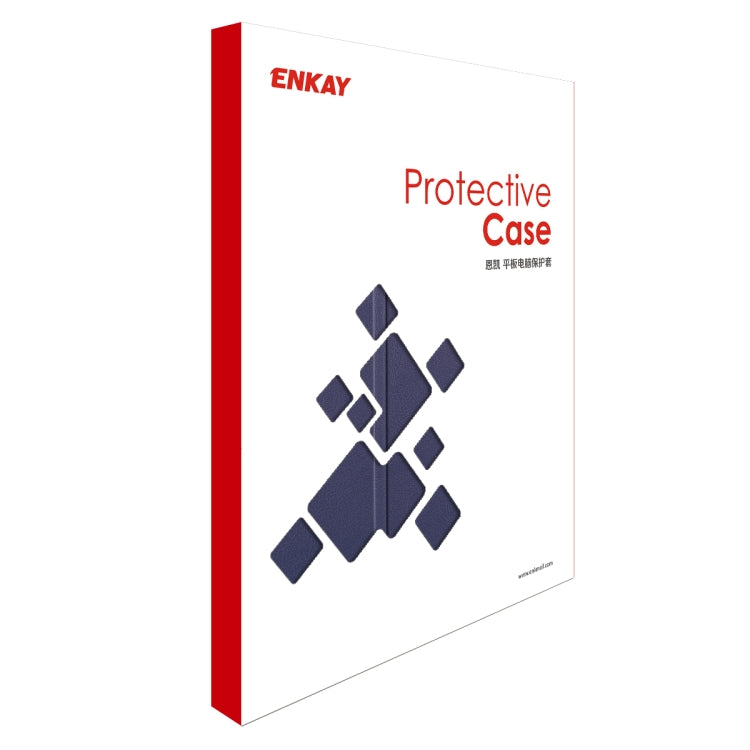 For Samsung Galaxy Tab S6 Lite P610 / P615 / Tab S6 Lite 2022 / P613 / P619 ENKAY 3-Fold Plastic Leather Smart Tablet Case(Blackish Green) - free shipping - PMc TechLife - Order now!