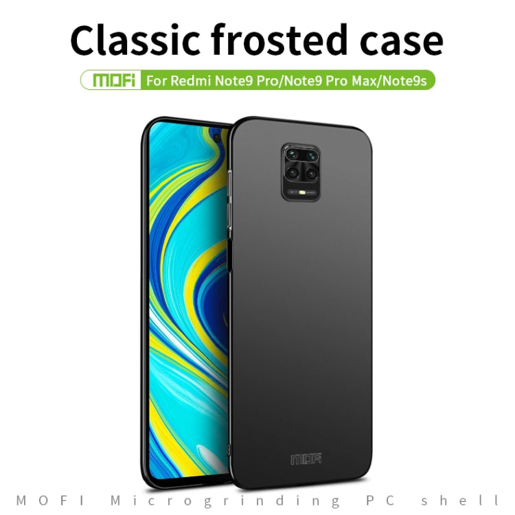 For Xiaomi RedMi Note9S/Note9Pro MOFI Frosted PC Ultra-thin Hard C(Blue)