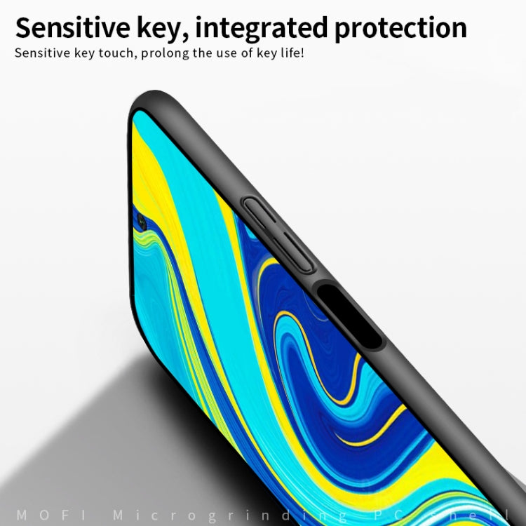 For Xiaomi RedMi Note9S/Note9Pro MOFI Frosted PC Ultra-thin Hard C(Blue)