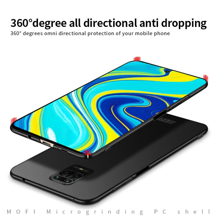 For Xiaomi RedMi Note9S/Note9Pro MOFI Frosted PC Ultra-thin Hard C(Blue)
