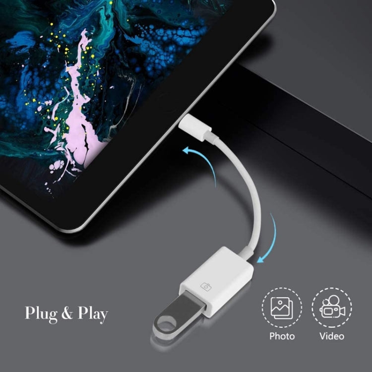 FA-STAR ZS-KL21826 8 Pin to USB 3.0 OTG Adapter, Supports IOS 13 and Above - Converter & Adapter by PMC Jewellery | Online Shopping South Africa | PMC Jewellery | Buy Now Pay Later Mobicred