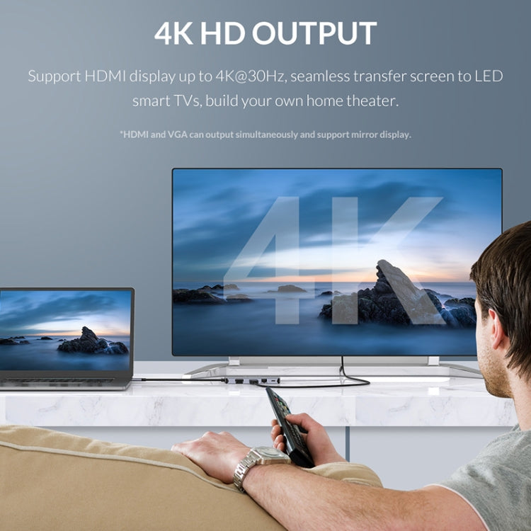 ORICO MC-U111P 11 in 1 Multifunction Docking Station - free shipping - PMC Jewellery - Order now!