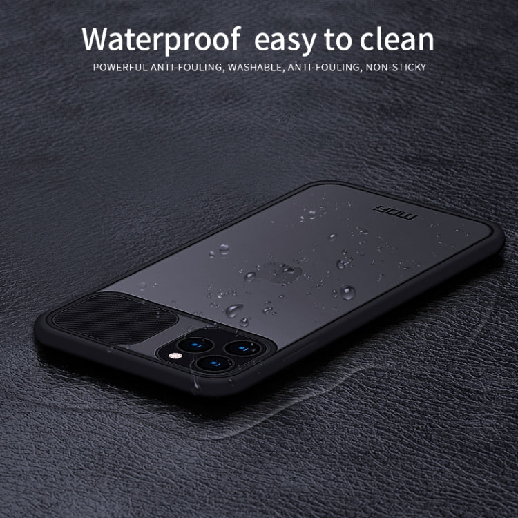For iPhone 11 Pro MOFI Xing Dun Series Translucent Frosted PC + TPU Privacy Anti-glare Shockproof All-inclusive Protective Case(Red)