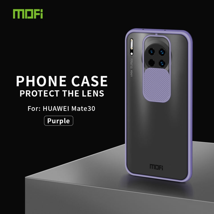For Huawei Mate 30 MOFI Xing Dun Series PC + TPU Anti-peep Water-resistant And Anti-drop All-inclusive Protective Shell, Translucent Frosted(Purple)