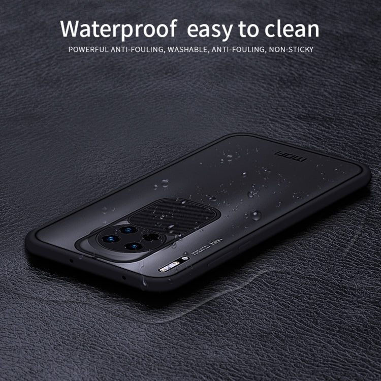 For Huawei Mate 30 MOFI Xing Dun Series PC + TPU Anti-peep Water-resistant And Anti-drop All-inclusive Protective Shell, Translucent Frosted(Purple)