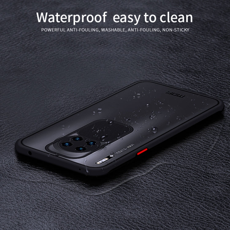 For Huawei Mate 30 Pro MOFI Xing Dun Series PC + TPU Anti-peep Water-resistant And Anti-drop All-inclusive Protective Shell, Translucent Frosted(Green)