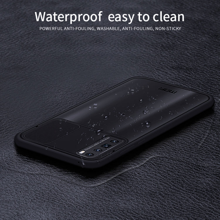 For Huawei nova 7 Pro MOFI Xing Dun Series PC + TPU Anti-peep Water-resistant And Anti-drop All-inclusive Protective Shell, Translucent Frosted(Purple)