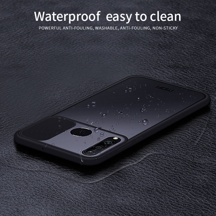For Huawei P30 lite MOFI Xing Dun Series PC + TPU Anti-peep Water-resistant And Anti-drop All-inclusive Protective Shell, Translucent Frosted(Purple)