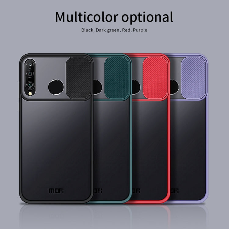 For Huawei P30 lite MOFI Xing Dun Series PC + TPU Anti-peep Water-resistant And Anti-drop All-inclusive Protective Shell, Translucent Frosted(Purple)