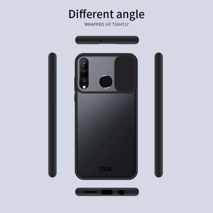 For Huawei P30 lite MOFI Xing Dun Series PC + TPU Anti-peep Water-resistant And Anti-drop All-inclusive Protective Shell, Translucent Frosted(Purple)