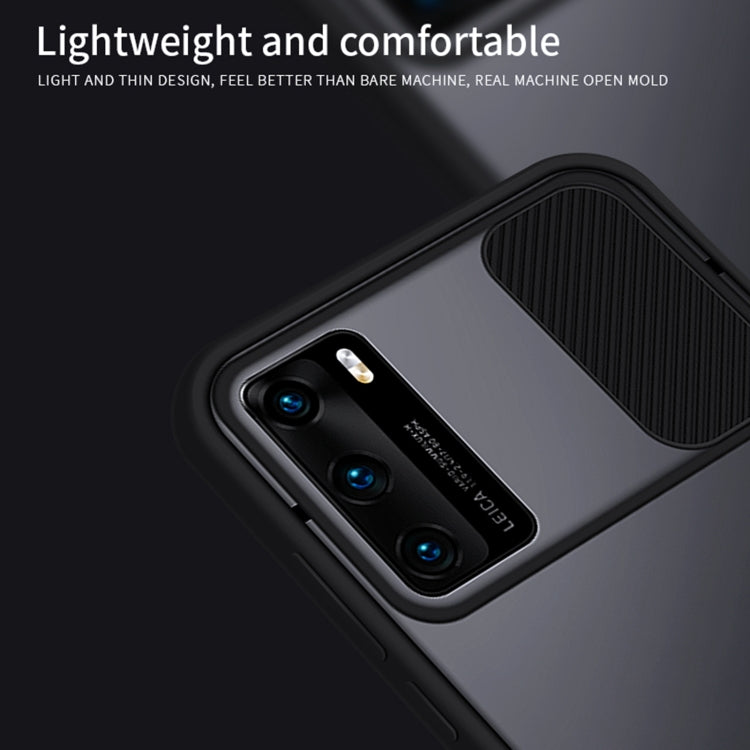 For Huawei P40 MOFI Xing Dun Series PC + TPU Anti-peep Water-resistant And Anti-drop All-inclusive Protective Shell, Translucent Frosted(Green)