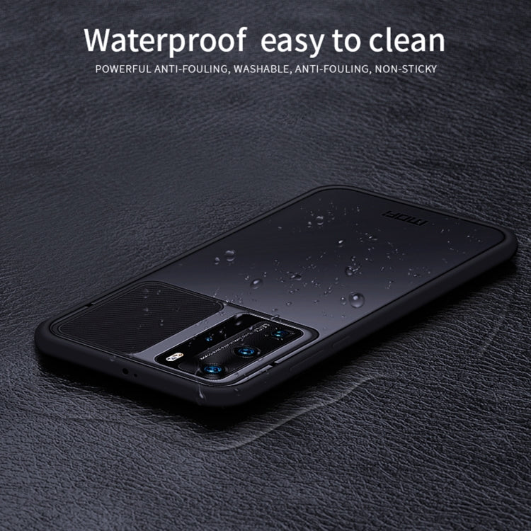 For Huawei P40 Pro MOFI Xing Dun Series PC + TPU Anti-peep Water-resistant And Anti-drop All-inclusive Protective Shell, Translucent Frosted(Purple)