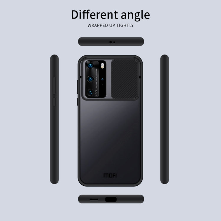 For Huawei P40 Pro MOFI Xing Dun Series PC + TPU Anti-peep Water-resistant And Anti-drop All-inclusive Protective Shell, Translucent Frosted(Purple)