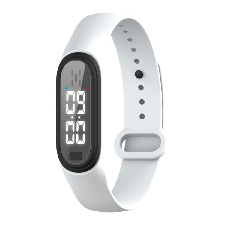 Q2 Outdoor Ultrasonic Electronic Mosquito Repellent Bracelet, Support Three-gear Mode & Time Display(White)
