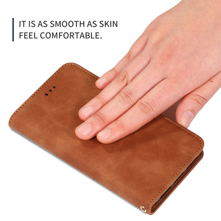 For OPPO Reno 2Z & Reno 2F Retro Skin Feel Business Magnetic Horizontal Flip Leather Case(Brown) - OPPO Cases by PMC TechLife | Online Shopping South Africa | PMC TechLife | Buy Now Pay Later Mobicred