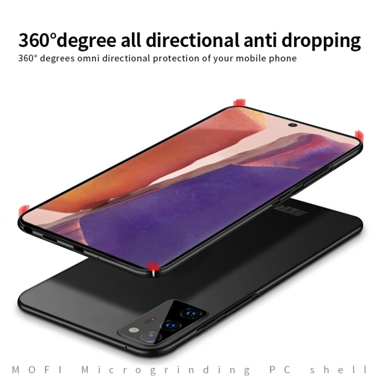 For Samsung Galaxy Note20 Ultra MOFI Frosted PC Ultra-thin Hard Case(Red)