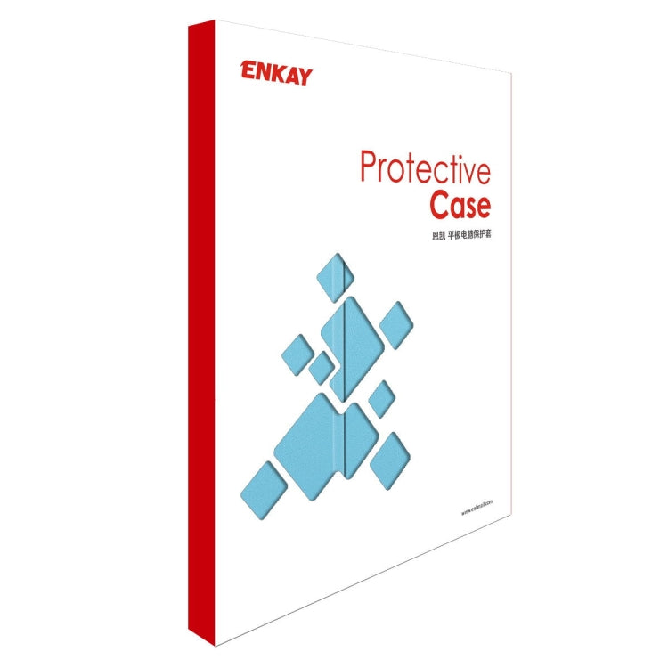 ENKAY ENK-8010 PU Leather + Plastic Smart Case with Three-folding Holder for Samsung Galaxy Tab S8 / Galaxy Tab S7 11.0 T870 / T875(Light Blue) - free shipping - PMc TechLife - Order now!