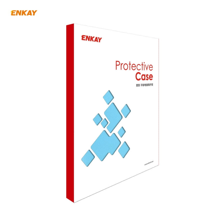 ENKAY for Samsung Galaxy Tab S8 / Galaxy Tab S7 11.0 T870 / T875 ENK-8012 360 Degree Rotation Litchi Texture Horizontal Flip PU Leather Smart Case with Holder & Sleep / Wake-up(Light Blue) - free shipping - PMc TechLife - Order now!