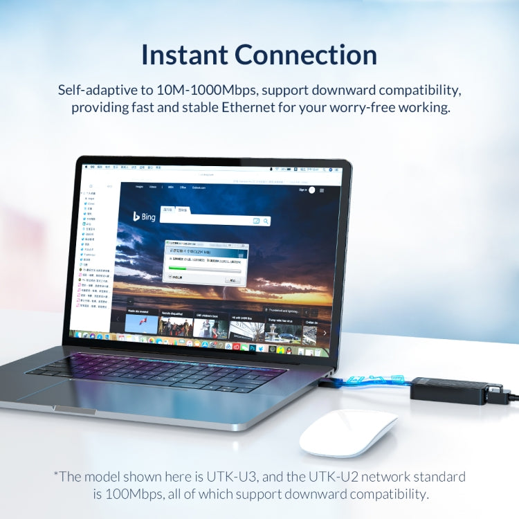 ORICO UTK-U2-BK USB to Ethernet Adapter (100 Mbit)