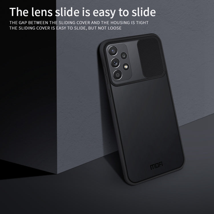 For Samsung Galaxy A72 5G / 4G MOFI Xing Dun Series Translucent Frosted PC + TPU Privacy Anti-glare Shockproof All-inclusive Protective Case(Green)