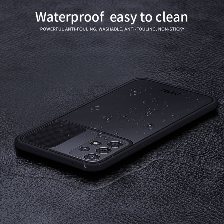 For Samsung Galaxy A72 5G / 4G MOFI Xing Dun Series Translucent Frosted PC + TPU Privacy Anti-glare Shockproof All-inclusive Protective Case(Green)