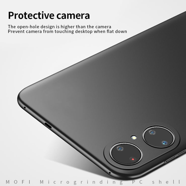 For Huawei P50 MOFI Frosted PC Ultra-thin Hard Case(Black)