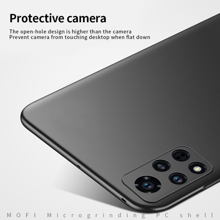 For Honor V40 MOFI Frosted PC Ultra-thin Hard Case(Rose gold)