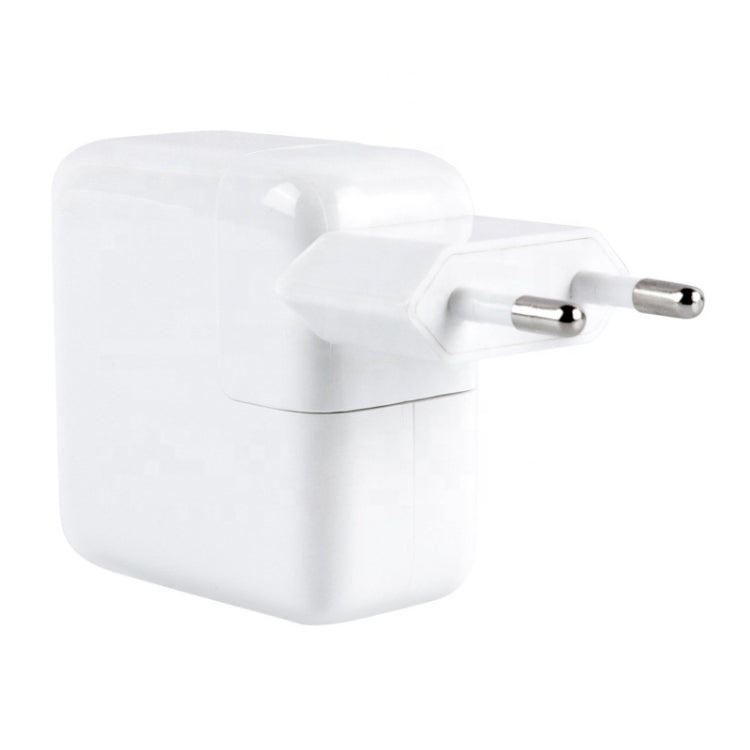XJ-12W 12W USB Port Travel Charger for iPad Series / iPod Series / iPhone Series , EU Plug
