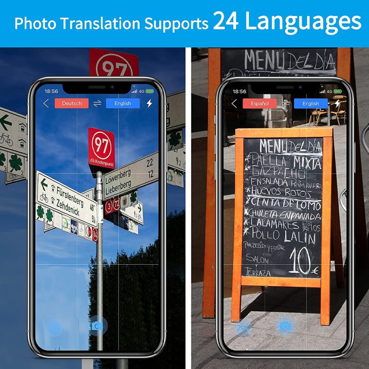 G6 Portable Instant Real Time Voice Translator Multi Language Voice Personal Travel Assistant Translator(Gray) - by PMC Jewellery | Online Shopping South Africa | PMC Jewellery