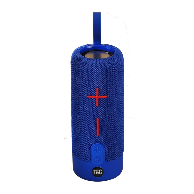 T&G TG619 Portable Bluetooth Wireless Speaker Water-resistant Outdoor Bass Subwoofer Support AUX TF USB(Blue)