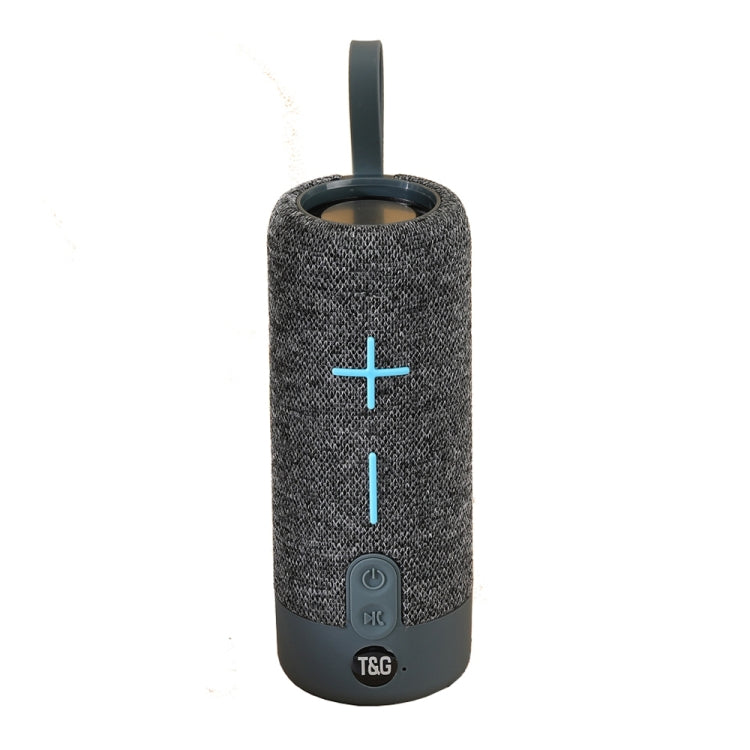 T&G TG619 Portable Bluetooth Wireless Speaker Water-resistant Outdoor Bass Subwoofer Support AUX TF USB(Gray)